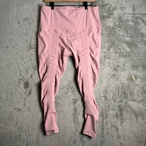 Sweetflexx Side Pockets Resistance Leggings Size 16 Pink Women's 4 bands